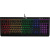 Hp hyperx alloy rgb gaming keyboard tastiera gaming usb 6 effetti luce resistente all`acqua nero