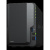Synology nas tower 2bay 2.5/3.5 hdd sata cpu realtek rtd1619b + 2gb ram ddr4 + 1x gigabit + x3 usb