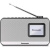 Panasonic rf-d15eg-k radio digitale dab+/fm portatile con bluetooth display lcd tft 2.4 diffusore 1w 5cm 4 tasti di selezione alimentata a batteria e corrente funzioni sleep sveglia orologio nero