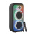 Cassa audio diffusore amplificato techno bt con radiomicrofono – woofer 10