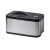 Unold 48826 eismaschine & joghurtbereiter eva gelatiera compressore 1,5 l 120 w nero, acciaio inox