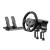 Moza racing r5 bundle kit volante + pedaliera per pc trasmissione diretta da 5.5 nm di coppia