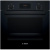 Bosch forno incasso statico ventilato 60cm nero hbf133ba1