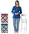 Pigiama donna in jersey di cotone caldo Pigiamiamoci 4154