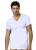T-SHIRT UOMO IN PURO COTONE SCOLLO A V OLTREMARE 514