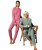Pigiama donna in jersey di cotone caldo Jadea Home 5248