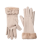 Guanti TIFFOSI con pelliccia art.10052443 TU TIFFOSI Beige 100%Poliestere Cina 5608273073896