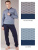 Pigiama uomo taglie forti in jersey di cotone caldo Bip Bip 7073 Tg.58-60