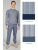 Pigiama uomo calibrato in jersey di cotone caldo Bip Bip 7079 Tg.58 – 60