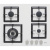 PIANO COTTURA ELLECI PGSP60168WS BIANCO#CONSEGNA IN 3 SETTIMANE#