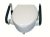 Rialzo WC 15 cm Mediland con braccioli ribaltabili e coperchio