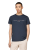 T-shirt TOMMY HILFIGER slim fit con logo ricamato art.MW0MW11797 L TOMMY HILFIGER Blu Ottanio 100%Cotone Turchia 8720637042717