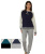 Pigiama donna in jersey di cotone caldo Kappa KWW25108