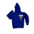 FELPA BAMBINO FULLZIP CON CAPPUCCIO NEVER GIVE UP 74170 3-7 ANNI
