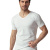 T-SHIRT UOMO SCOLLO A V IN COTONE BIELASTICO OLTREMARE 685