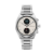 Pininfarina SINTESI – Silver case, white dial and beige strap – Steel metal band