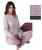 Pigiama donna in caldo jersey di cotone lanato Karelpiú SK9261
