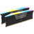 Corsair Vengeance RGB DDR5 – 32 GB (2 x 16 GB) – 6000 MT/s C36 – Intel XMP 3.0 – Nero – nuovo