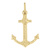 Ciondolo Ancora Oro Giallo GL101097