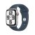 Apple Watch SE GPS + Cellular Cassa 44mm in Alluminio Argento con Cinturino Sport Blu Tempesta – S/M