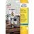 Avery J4775-10 Etichetta Autoadesiva Rettangolo Permanente Bianco 10 Pz