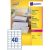 Avery L7654-100 Etichetta Per Stampante Bianco Autoadesiva