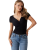 Crop top GUESS scollo a cuore art.W5GP15KACM2 XS Nero GUESS Modal Bangladesh 7620837243673