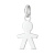 Ciondolo Bimbo Oro Bianco GL102470