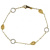 Bracciale donna in oro giallo e bianco 803321724451