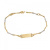 Bracciale per bambini in oro giallo e bianco 803321726878