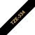 Brother Tze-334 Nastro Per Etichettatrice Oro Su Nero