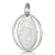 Medaglia Ciondolo da Battesimo Oro Bianco 803321714873