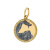 Medaglia Ciondolo da Battesimo Oro Giallo e Bianco GL100024