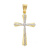 Croce uomo in Oro Giallo e Bianco GL-SON115817