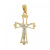 Croce da uomo in Oro Giallo e Bianco 803321713985