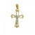 Croce Uomo in Oro Giallo e Bianco 803321714002