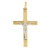 Ciondolo Croce Oro Giallo Bianco GL100835