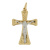 Ciondolo Croce Oro Giallo Bianco GL101093