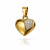 Ciondolo Cuore Oro Giallo GL102401