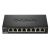 D-Link DGS-108 switch di rete Non gestito L2 Gigabit Ethernet (10/100/1000) Nero