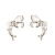 Orecchini Bambina Delfino Oro Bianco 803321715565