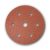 Disco abrasivo forato in carta Rurmec DC 80-225 per carteggiatura Ø225 mm grana 80 (50pz)