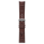 PININFARINA GENUINE ITALIAN LEATHER 22MM WATCH STRAP – Dressy Dark Brown WITH STEEL BUCKLE Steel Buckle