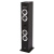 DS120CD Multimedia Speaker Tower – Lettore CD – 60W – Bluetooth, USB, Radio FM – Display LED – Nero – nuovo
