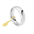 Fede Nuziale Unoaerre Comoda 5 mm Oro bianco