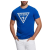 T-shirt GUESS con logo triangolo art.M4RI78KBW41 S Blu Royal GUESS Cotone Bangladesh 7624926569255