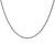 Collana Fune Corda Oro Bianco 18 KT
