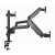 Gembird MA-DA3-01 supporto da tavolo per Tv a schermo piatto 68.6 cm (27″) Nero Scrivania