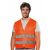 Gilet da lavoro Logica HV014 ad alta visibilità con porta badge e astuccio (tg. unica)