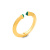 Bracciale Donna Giovanni Raspini Bangle Green Blade 12302